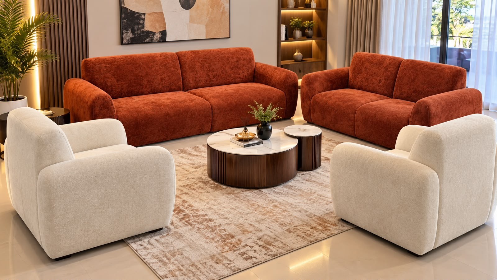 LUXURY 7-SEATER SOFA SET FOR SALE!